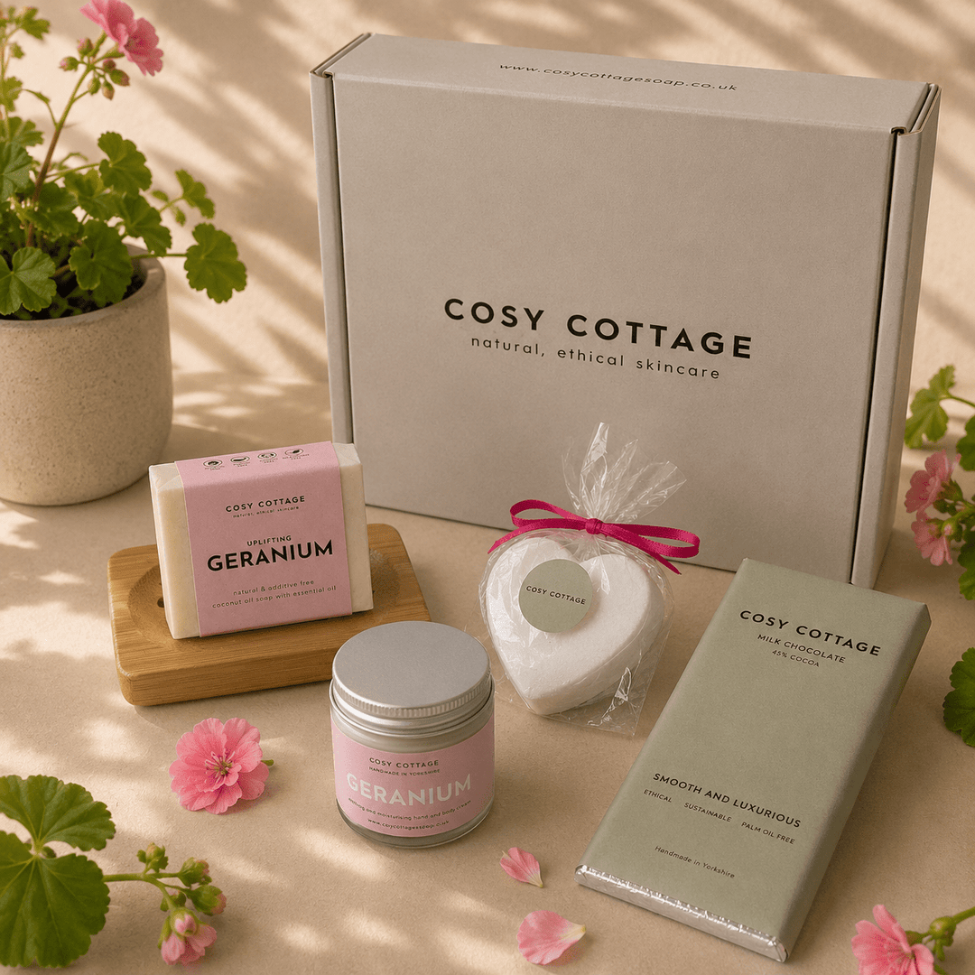 Geranium Treats Gift Box - Cosy Cottage Soap