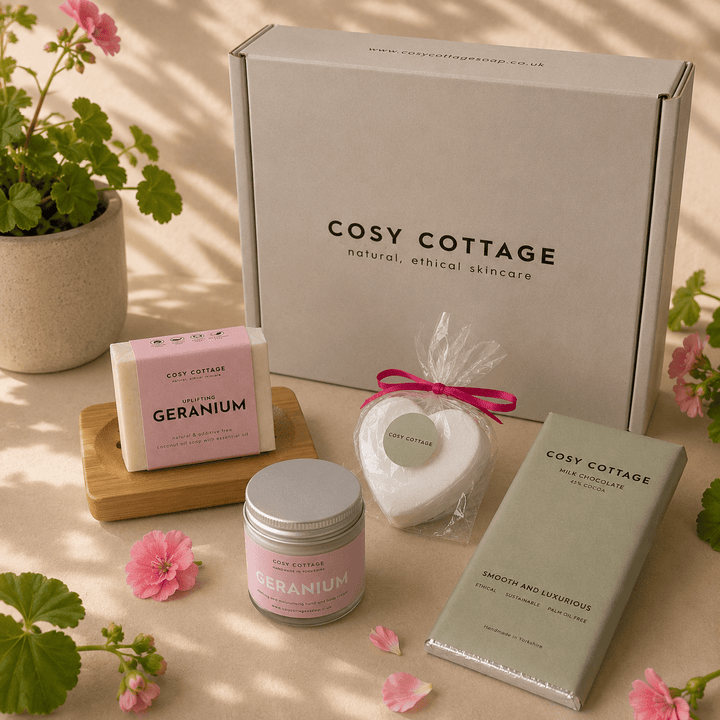 Geranium Treats Gift Box - Cosy Cottage Soap
