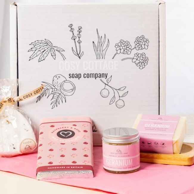 Geranium Treats Gift Box - Cosy Cottage Soap