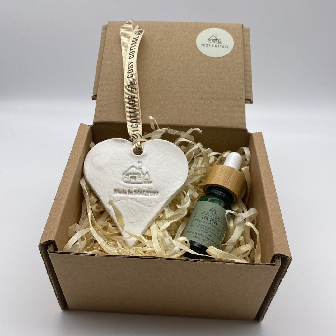 Handmade Clay Air Freshener with Essential Oils From Steam Distilled Plants - Cosy Cottage Soap