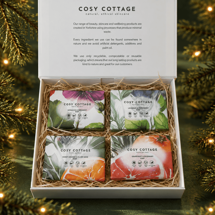 Herb Garden Natural Soap Selection Box - Cosy Cottage Soap