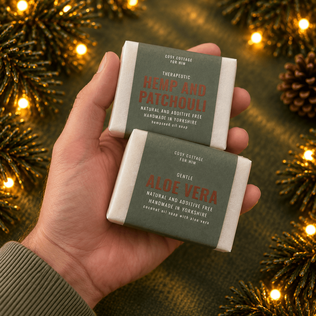 His Christmas Soap and Chocolate Box - Cosy Cottage Soap