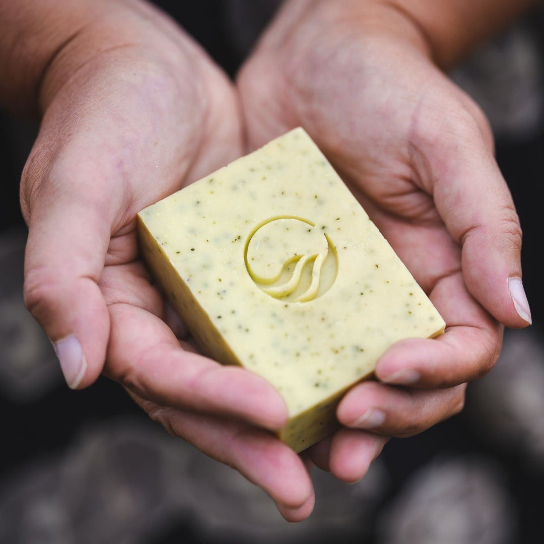 Large 'Seagrown' Kelp - Infused Soap with Essential Oil Blend Fragrance - Cosy Cottage Soap