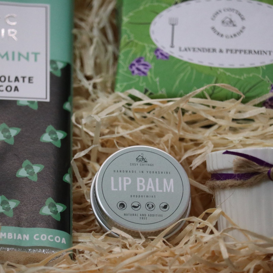 Lavender & Peppermint Christmas Gift Box - Cosy Cottage Soap