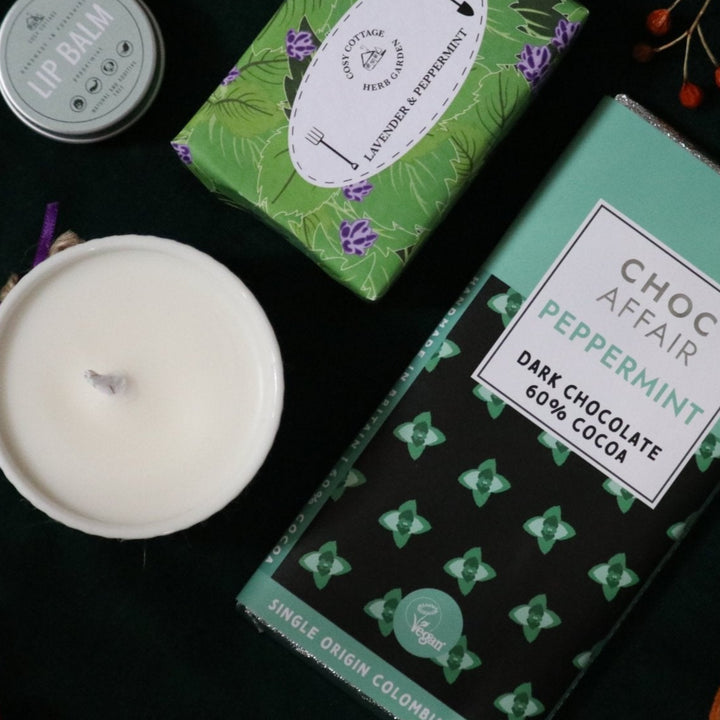 Lavender & Peppermint Christmas Gift Box - Cosy Cottage Soap