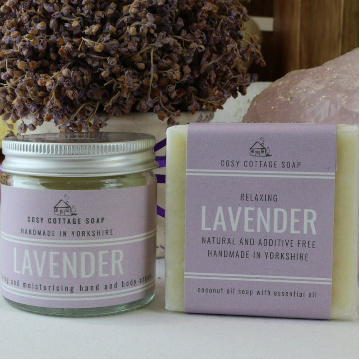 Lavender Soap & Cream Set - Cosy Cottage Soap