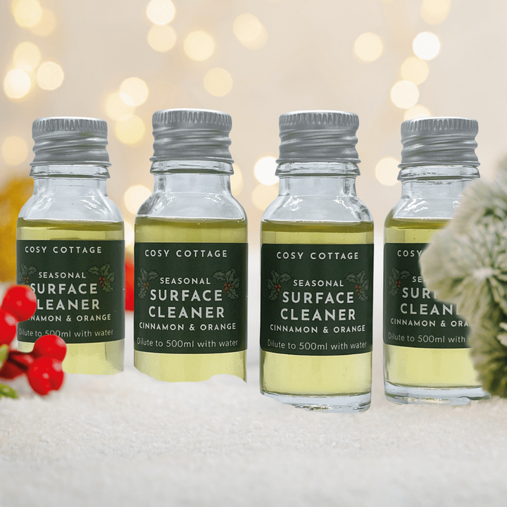 Limited Edition Festive Fragrance Biodegradable Surface Cleaning Spray - Cosy Cottage Soap