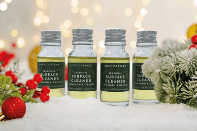 Limited Edition Festive Fragrance Biodegradable Surface Cleaning Spray - Cosy Cottage Soap