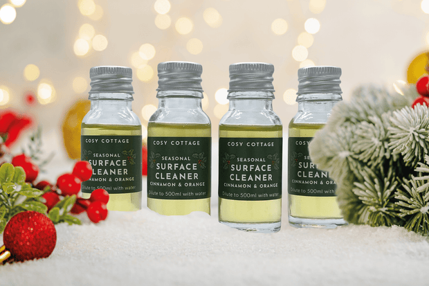 Limited Edition Festive Fragrance Biodegradable Surface Cleaning Spray - Cosy Cottage Soap