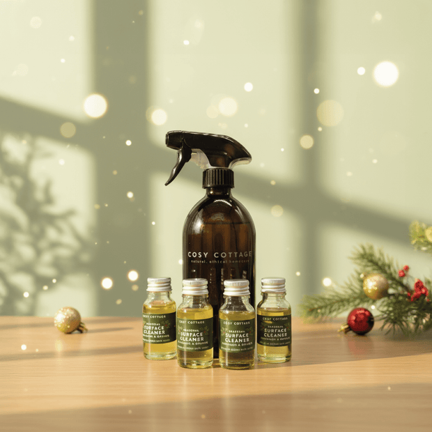 Limited Edition Festive Fragrance Biodegradable Surface Cleaning Spray - Cosy Cottage Soap
