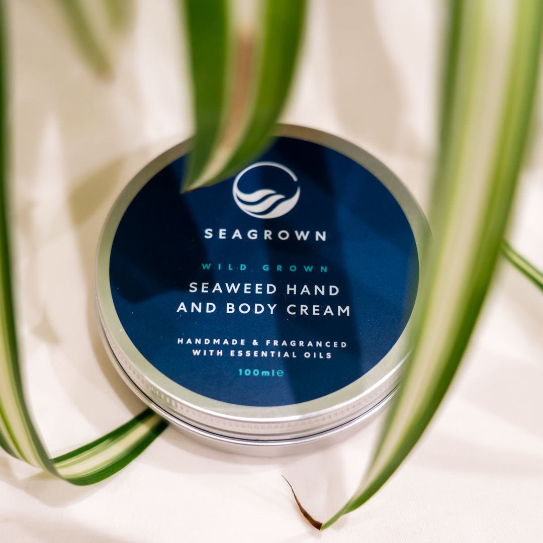 Long Lasting 'Seagrown' Kelp - Infused Hand and Body Cream with Essential Oil Blend Fragrance - Cosy Cottage Soap