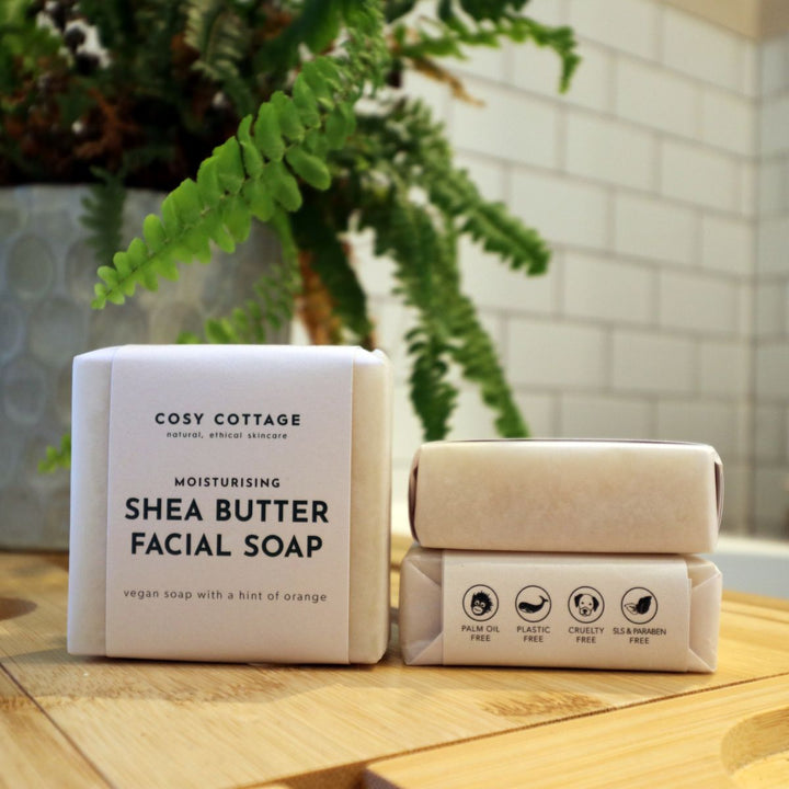 Moisturising Shea Butter Facial Soap - Cosy Cottage Soap