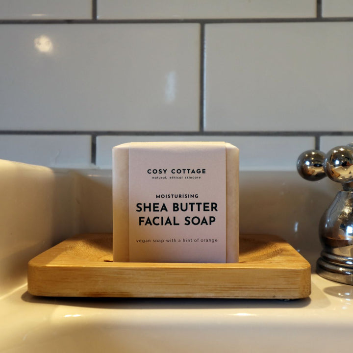 Moisturising Shea Butter Facial Soap - Cosy Cottage Soap
