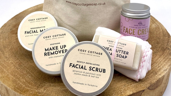 Natural Facial Skincare Starter Kit - Cosy Cottage Soap
