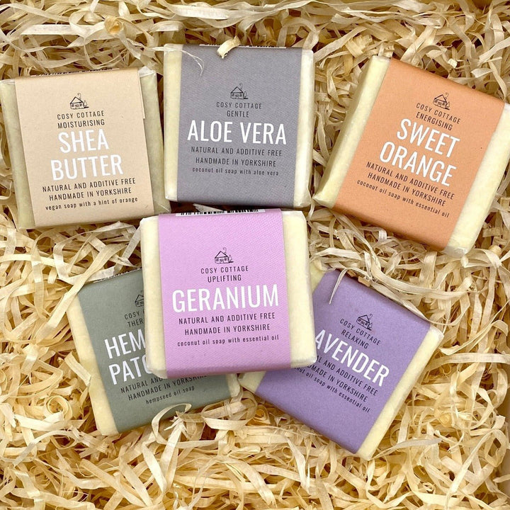 Natural, Handmade Soap Selection Box - SAVE OVER 10% - Cosy Cottage Soap