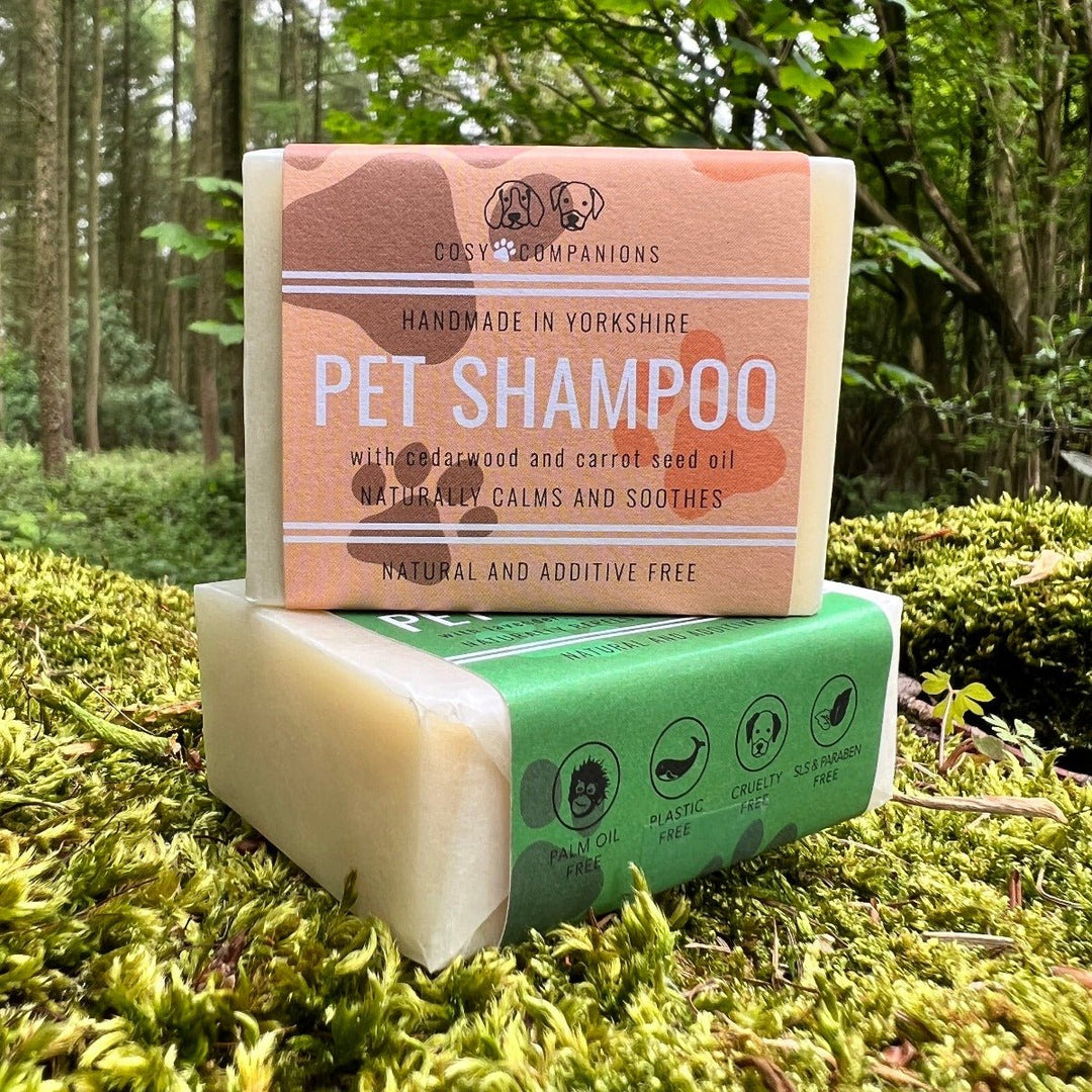 Natural Pet Shampoo Bar in Two Fragrances - Cosy Companions - Cosy Cottage Soap