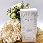 Natural Plant Fibre Bath and Shower Puff - Cosy Cottage Soap