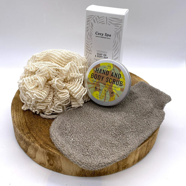 Natural Plant Fibre Bath and Shower Puff - Cosy Cottage Soap