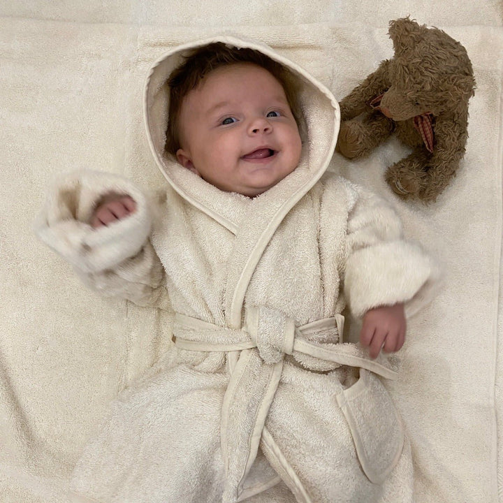 Organic Cotton Chrildren's & Babies' Robe by Cosy Cuddles - Cosy Cottage Soap