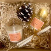 Petite Peace Candle and Diffuser Gift Box - Cosy Cottage Soap