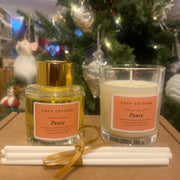 Petite Peace Candle and Diffuser Gift Box - Cosy Cottage Soap
