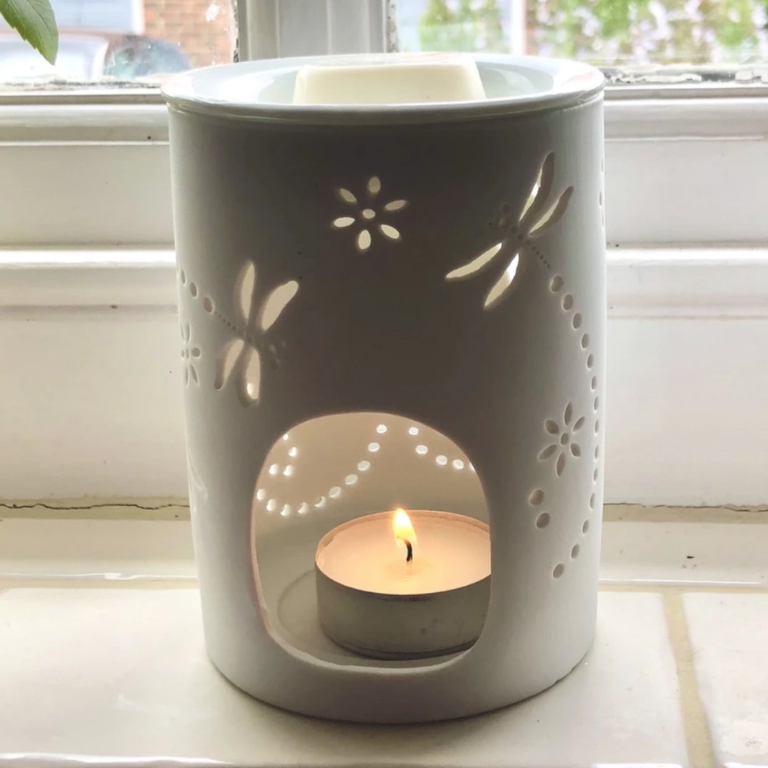 Relaxing Boxed Melt & Burner Set (top - up melts available) - Cosy Cottage Soap