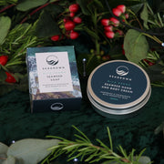 'Seagrown' Kelp - Infused Soap and Cream Christmas Gift Box - Cosy Cottage Soap