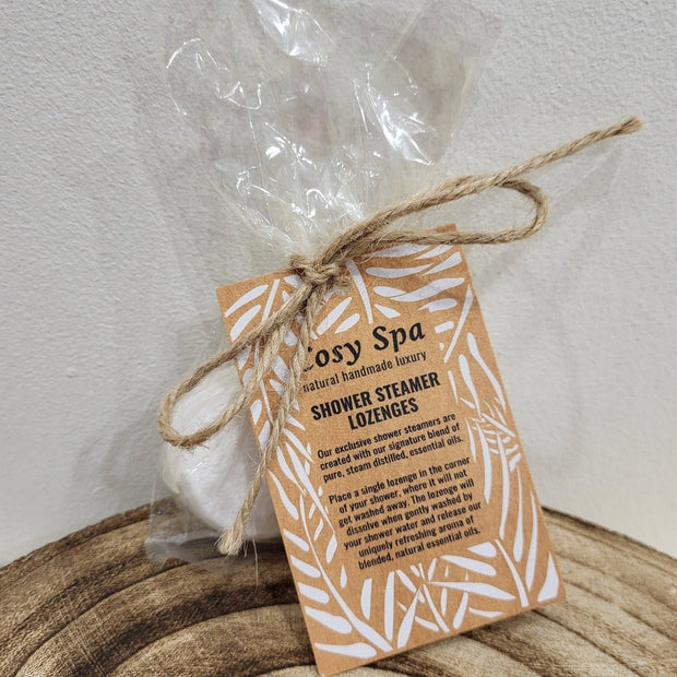 Shower Steamer Lozenges x 2 with Essential Oil Blends - Cosy Cottage Soap