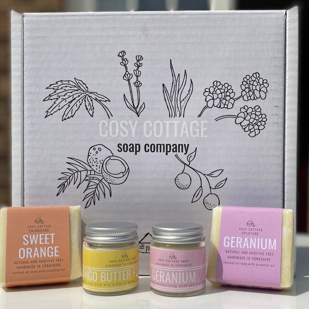 Soap and Balm Selection Box - SAVE OVER 10% - Cosy Cottage Soap