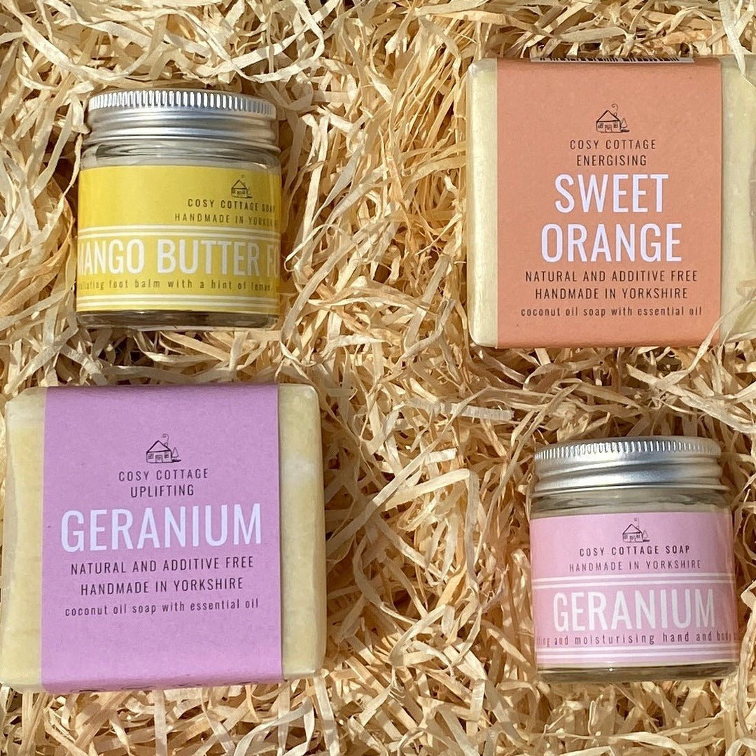 Soap and Balm Selection Box - SAVE OVER 10% - Cosy Cottage Soap