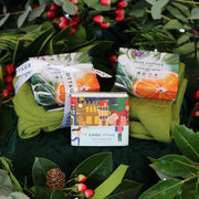 Super Seasonal Soap, Green Socks & Choc Bundle - Cosy Cottage Soap