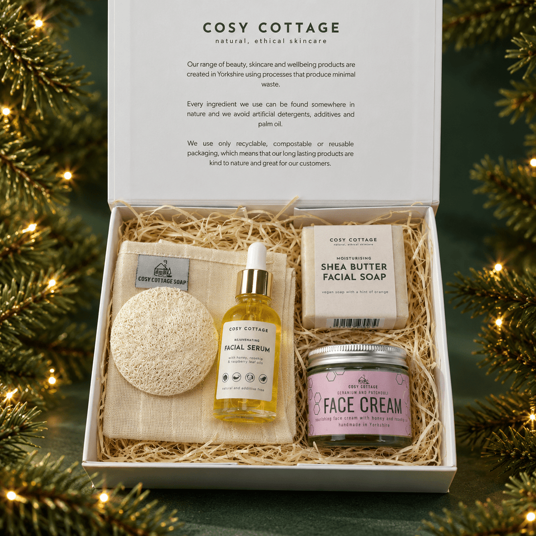 Super Skin Glow Christmas Facial Set - Cosy Cottage Soap