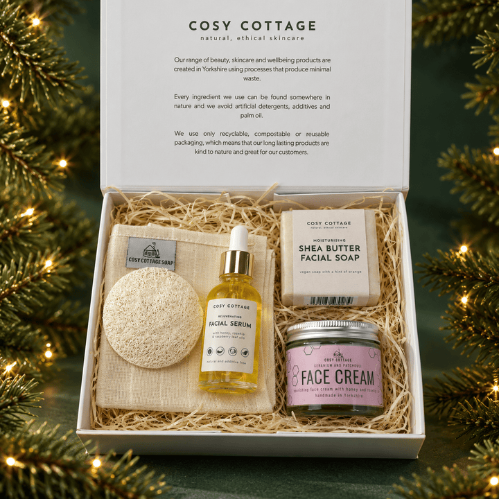 Super Skin Glow Christmas Facial Set - Cosy Cottage Soap