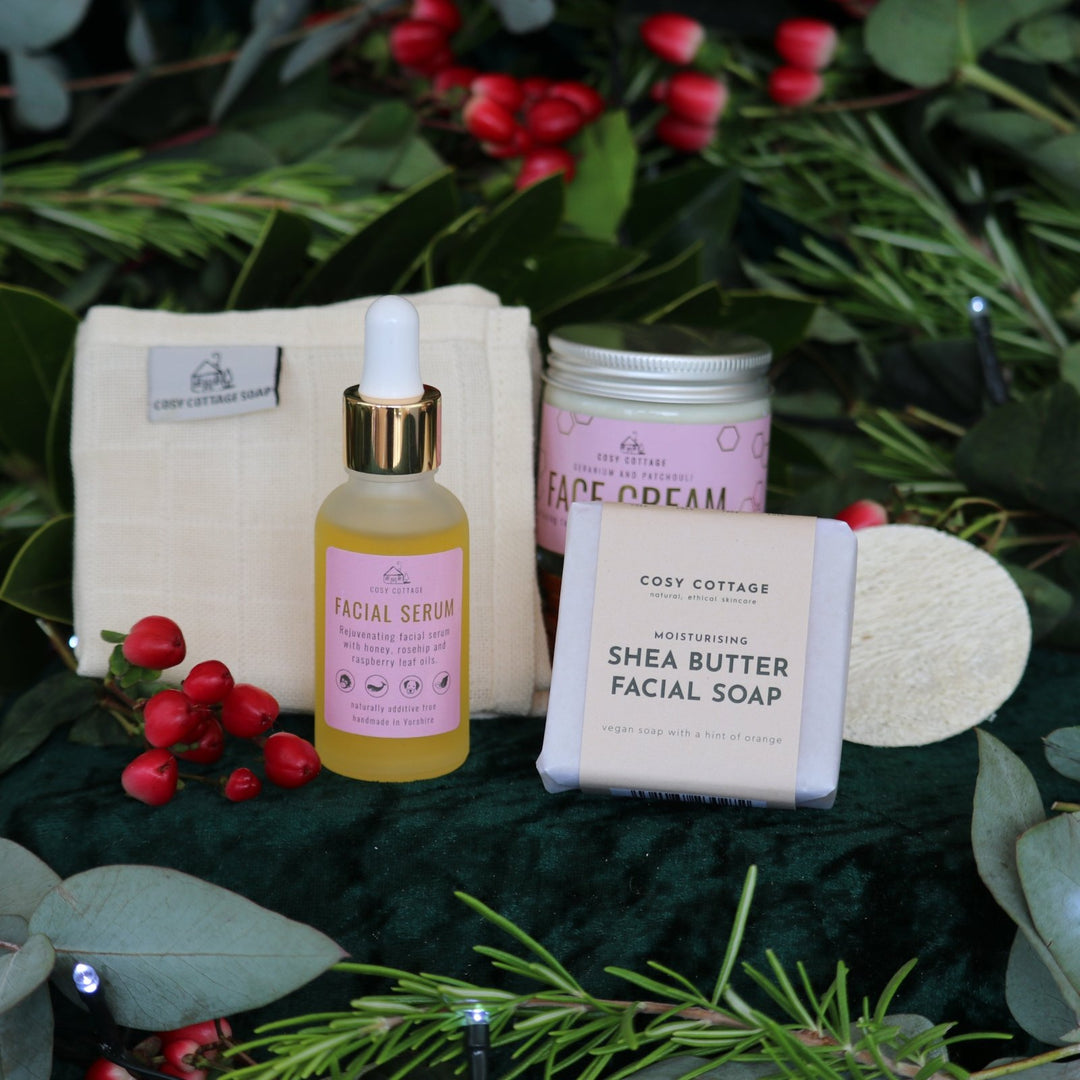 Super Skin Glow Christmas Facial Set - Cosy Cottage Soap