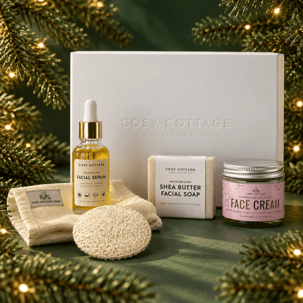 Super Skin Glow Christmas Facial Set - Cosy Cottage Soap