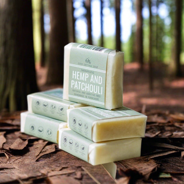 Therapeutic Hempseed & Patchouli Oil Soap - Cosy Cottage Soap
