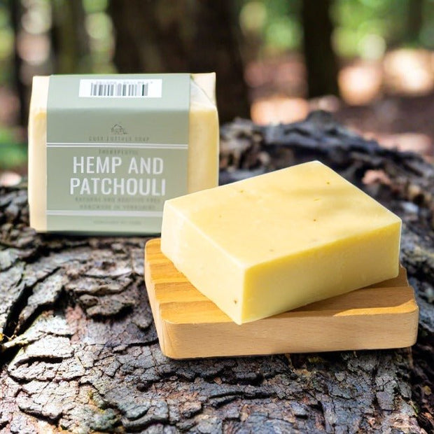 Therapeutic Hempseed & Patchouli Oil Soap - Cosy Cottage Soap