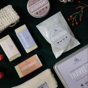 Travel Essentials Tin - Travel Size Toiletries - Cosy Cottage Soap