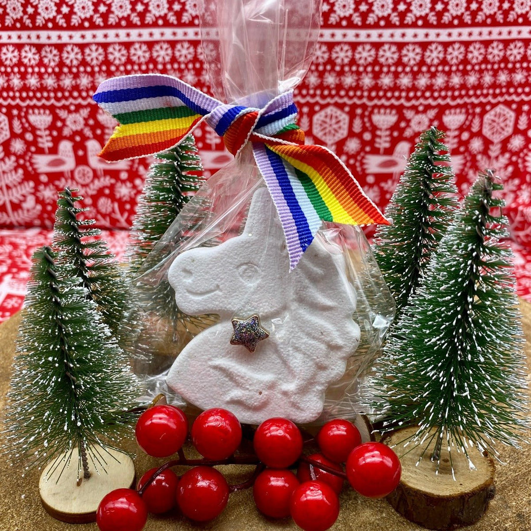 Unicorn Bath Festive Fizzer  - Cosy Cottage Soap