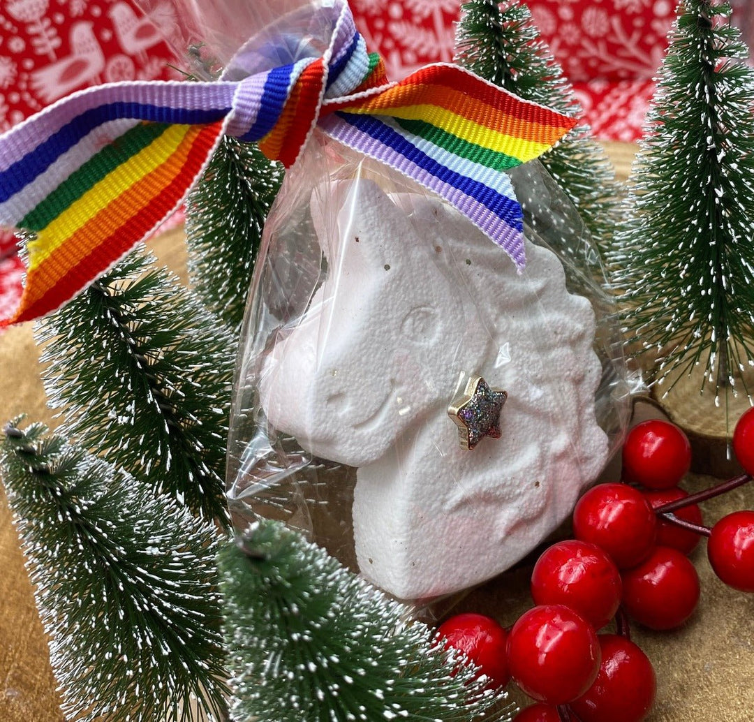 Unicorn Bath Festive Fizzer  - Cosy Cottage Soap