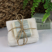 Cosy Cottage Soap 55g Hemp & Patchouli Soap & Cloth Set