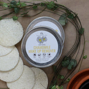 Cosy Cottage Soap Chamomile Makeup Remover with exfoliating loofah discs