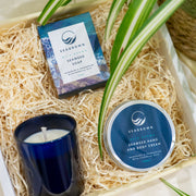 Gift box with Seagrown seaweed soap, hand cream and candle 