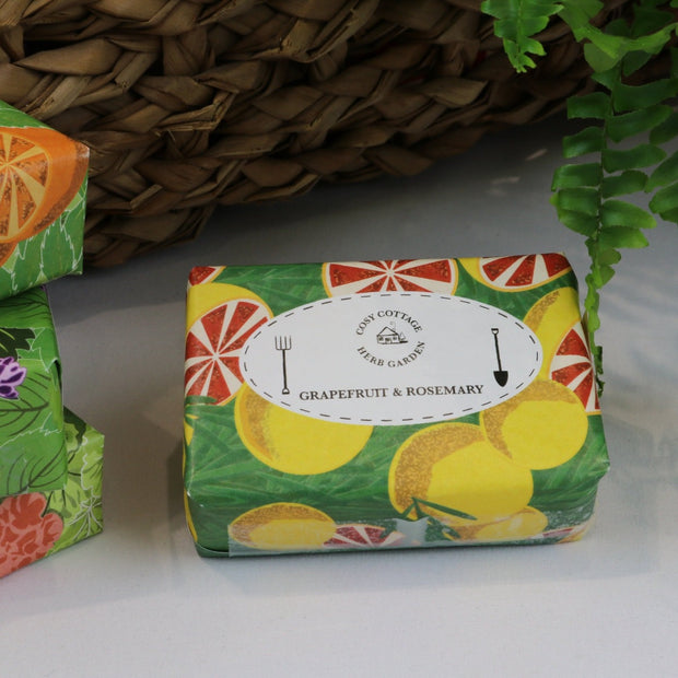 Cosy Cottage Soap Herb Garden Soaps in Grapefruit & Rosemary