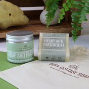 Cosy Cottage Soap Hemp & Patchouli Soap & Cream Set