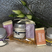 natural soap wedding favours with candle