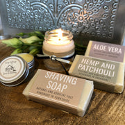 eco wedding favours lip balm, natural soap & soy wax candle