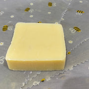 natural soap bar and bee print beeswax wrap
