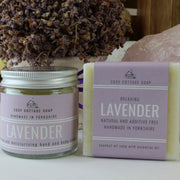 Cosy Cottage lavender soap and hand and body cream set