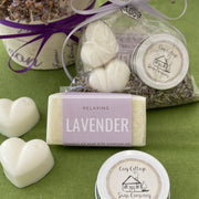eco wedding favours with lip balm, wax melts and natural soap